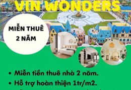 CHO THUÊ SHOPHOUSE VIN WONDERS Tại Phú Quốc, Kiên Giang