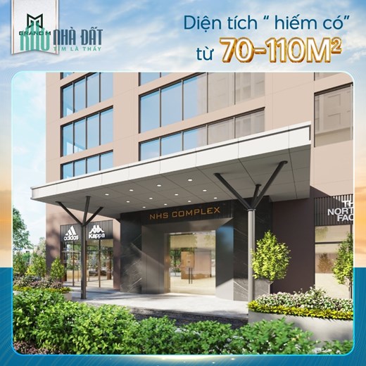 Bán Sàn Văn Phòng NHS Trung Văn 70-109m2 giá từ 3,x tỷ - Tuyệt chủng trên thị trường