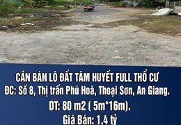 CHÍNH CHỦ CẦN BÁN LÔ ĐẤT TÂM HUYẾT FULL THỔ CƯ.