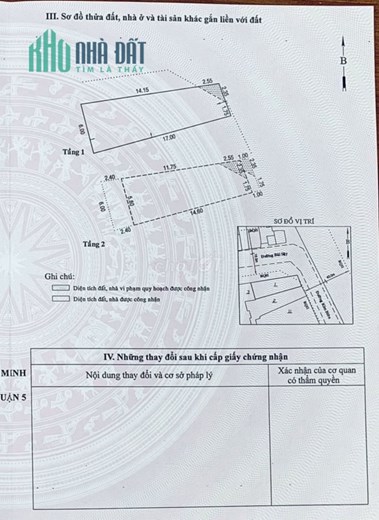 Nhà 2 tầng góc 2 mặt tiền đường Kim Biên P13Q5 - Giá: 23 Tỷ