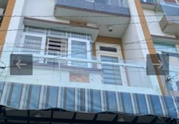 Nhà 3 tầng, 4x14m, Dt 66m². Giá 3ty85. đường số 6, P Bình Hưng Hoà B, Q Bình Tân.