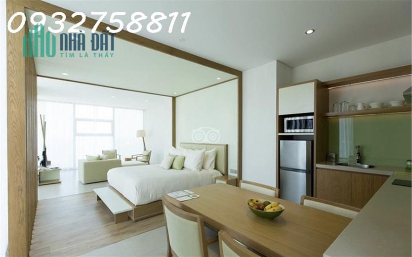 Tôi cần cho thuê dài hạn căn hộ mặt biển Fusion Suite Đà Nẵng full nội thất