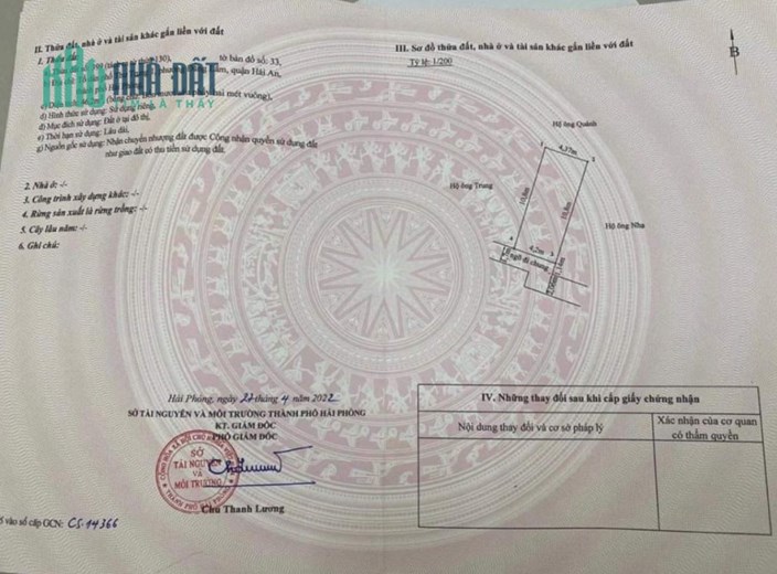 Bán nhà xây mới diện tích 47m 4 tầng GIÁ 2.6 tỉ phố Thư Trung - Văn Cao ngõ nông
