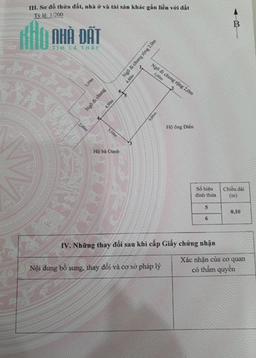 Bán nhà phố Thiên Lôi, 48m 3 tầng GIÁ 2.9 tỉ, ngõ nông, đang cho thuê