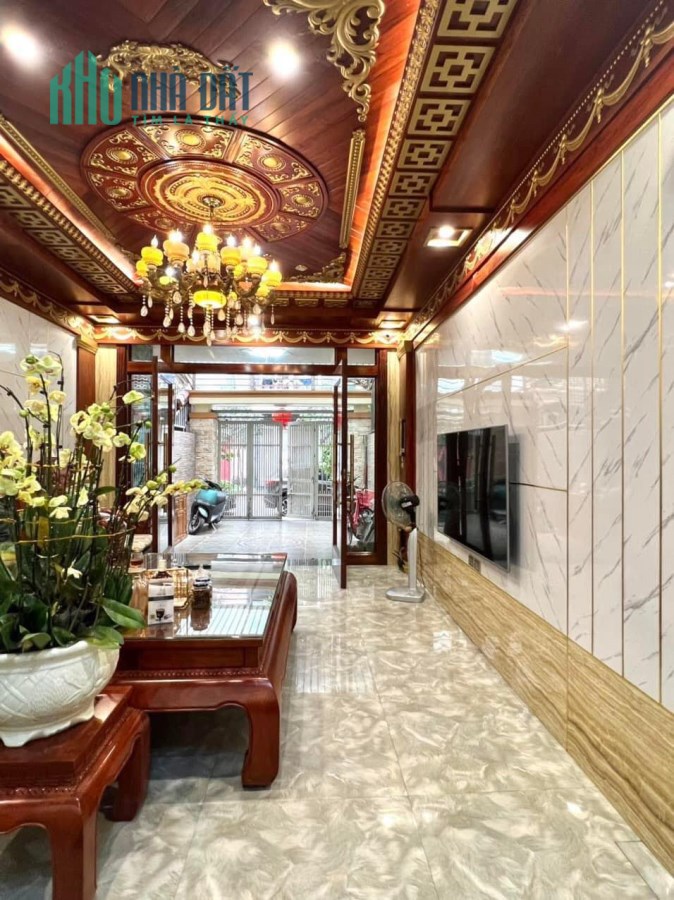 Bán Nhà Khu Phân Lô Bộ Công An Tâm Triều 100m2 x 5 tầng, 6 phòng ngủ khép kín full nội thất sang