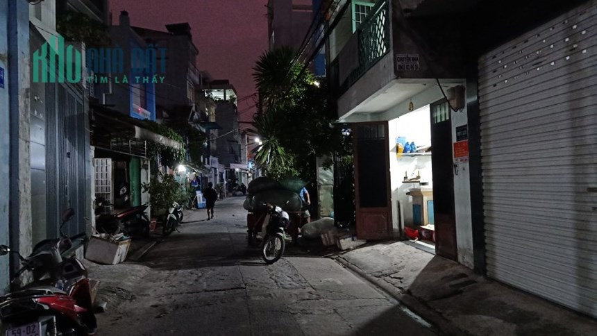 HẺM XE HƠI - ĐƯỜNG BỜ BAO TÂN THẮNG PHƯỜNG SƠN KỲ QUẬN TÂN PHÚ THÀNH PHỐ HỒ CHÍ MINH - 5m x 12,5m -