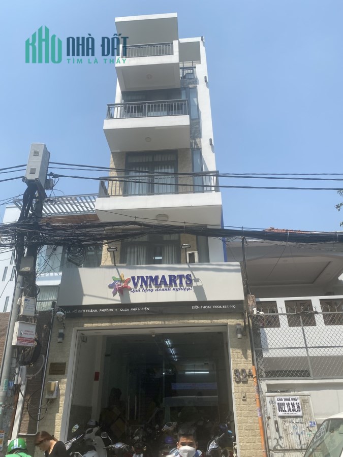 Cho thuê nhà mặt phố Hồ Biểu Chánh 3 tầng + sân thượng giá thương lượng