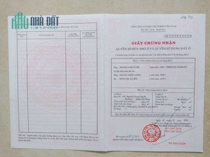 CHÍNH CHỦ CẦN BÁN NHANH Căn Nhà  Đẹp Vị Trí Đắc Địa Tại Quận Tân Bình , TP HCM
