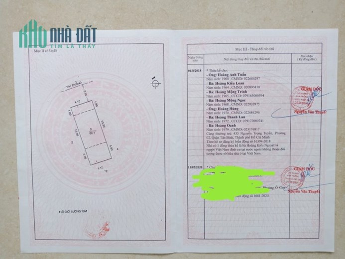 CHÍNH CHỦ CẦN BÁN NHANH Căn Nhà  Đẹp Vị Trí Đắc Địa Tại Quận Tân Bình , TP HCM