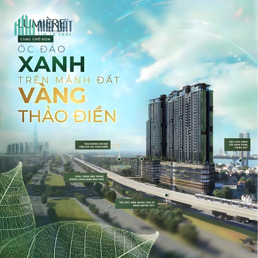 Sở Hữu Ngay Penthouse LUMIÈRE RIVERSIDE, Thảo Điền, Quận 2
