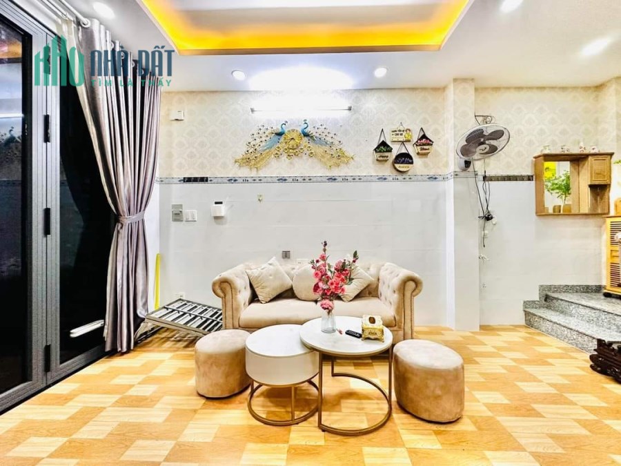 Bán Nhà Quang Trung Gò Vấp 4 Tầng Hẻm 3m Giá 3 Tỷ 5  Gần Sân Bay
