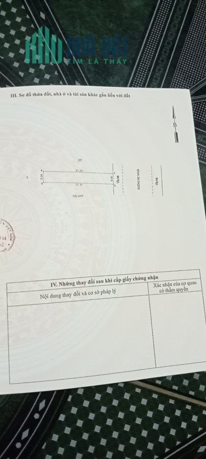 Cần tiền đám cưới cho con bán lô đất phía sau Vincom plaza Dĩ An 50tr/m2 SHR