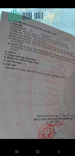Mình chính chủ, cần bán 2 căn nhà thuộc phường 1- Bạc Liêu: