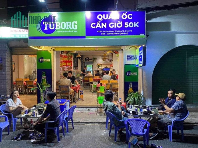 SANG NHƯỢNG QUÁN ỐC CẦN GIỜ ĐỊA CHỈ 433/7 SƯ VẠN HẠNH, PHƯỜNG 10, QUẬN 12, THÀNH PHỐ HỒ CHÍ MINH