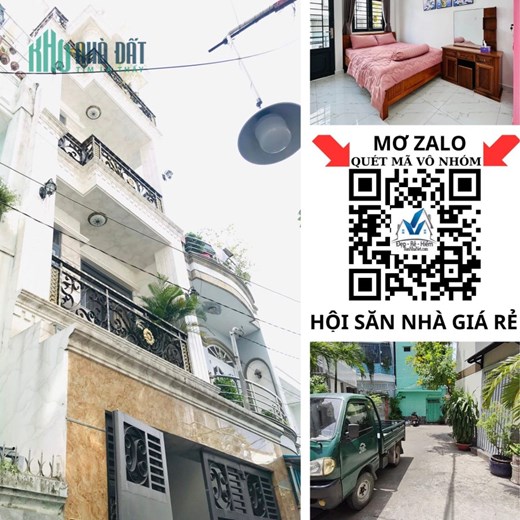 [KIẾM THU NHẬP 240 TRIỆU-CHO THUÊ] NHÀ ĐẸP 3 TẦNG, 53M2, HẺM 1/, NHỈNH 6 TỶ