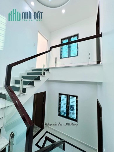 Bán nhà xây mới mặt đường tuyến 2 Trung Lực 4 tầng 61m GIÁ 5.7 tỉ