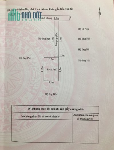 Bán nhà diện tích 43m 4 tầng GIÁ 2.28 tỉ có sân cổng, ngay mặt đường Ngô Gia Tự