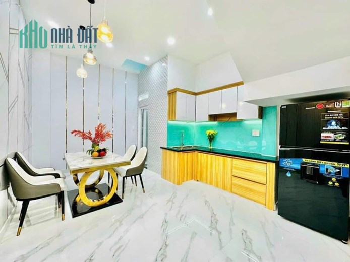 Siêu Phẩm Trần Bá Giao Gò Vấp Mới Đẹp 4 Tầng Hẻm Xe hơi 48m2 5 Tỷ 9