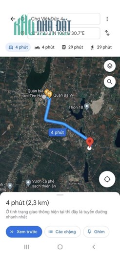 Bán lô đất 200m2 có 60m2 thổ cư tại Ening - Cưkuin