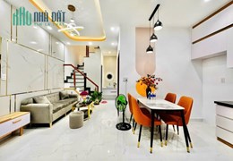Nhà mới đầy đủ nội thất dọn vào ở ngay, hẻm ô tô, giáp Bình Thạnh