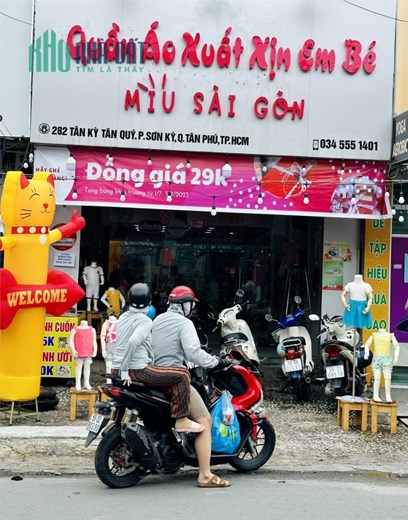SANG NHƯỢNG MẶT BẰNG KINH DOANH QUẦN ÁO Tại Phường Sơn Kỳ, Quận Tân Phú - HCM