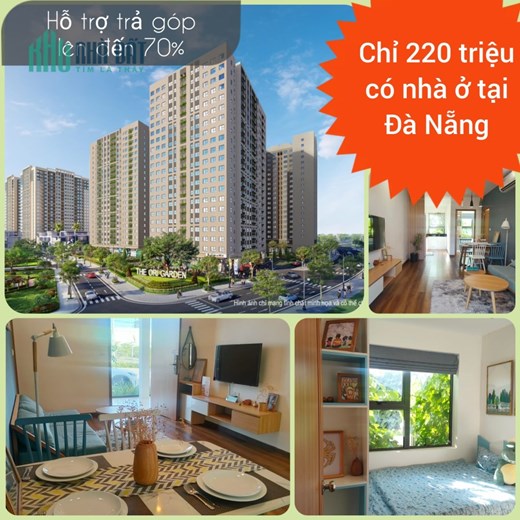 CHỈ TỪ 225 TRIỆU ĐỒNG SỞ HỮU CHUNG CƯ THE ORI GARDEN BÀU TRÀM, ĐÀ NẴNG