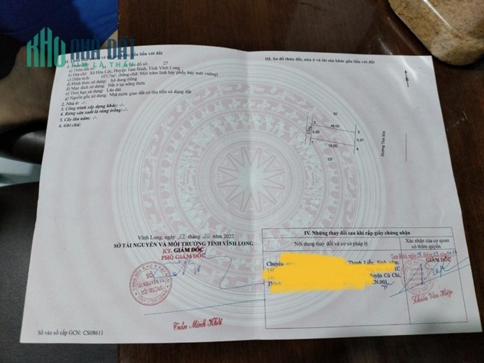 NHÀ ĐẸP - GIÁ TỐT - Cần Bán Căn Nhà Vị Trí Đắc Địa Tại 944, Xã Hoà Lộc, Huyện Tam Bình, Vĩnh Long