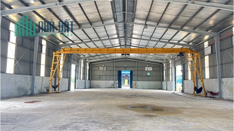 cho thuê nhà xưởng thuộc tiểu KCN, pháp lý chuẩn, hành lang nội khu phủ kín cây xanh
