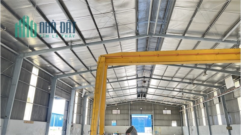cho thuê nhà xưởng thuộc tiểu KCN, pháp lý chuẩn, hành lang nội khu phủ kín cây xanh