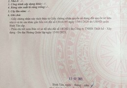 CẮT LỖ ĐẤT NỀN CHÍNH CHỦ AN LẠC BÌNH TÂN