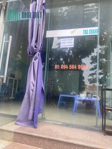 CHÍNH CHỦ CHO THUÊ KIOT 10 TOÀ 18T1 CHUNG CƯ THEGOLDEN KDT NAM AN KHÁNH, HOÀI ĐỨC, HÀ NỘI