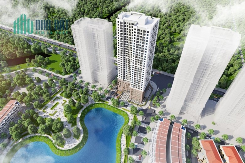 Bán lô sàn văn phòng 92m2 NHS Trung Văn giá 3,5 tỷ - View hồ đỉnh nhất dự án