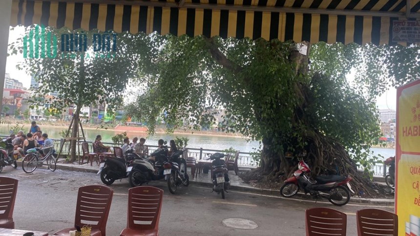 Sang nhượng quán bia  đối diện cây Đề view hồ ở Hồ Linh Quang, Khâm Thiên, Hà Nội
