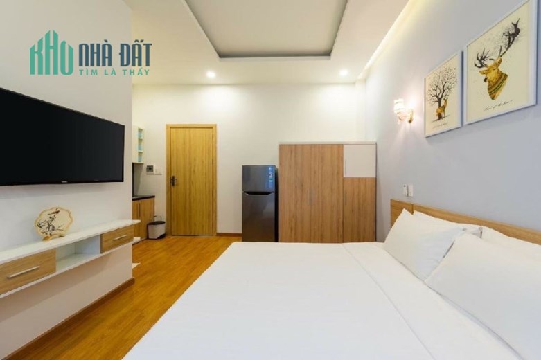 Giảm 3 tỷ! Bán tòa căn hộ 4 tầng Hoàng Diệu, Dòng tiền 30 tr/t, nở hậu.
