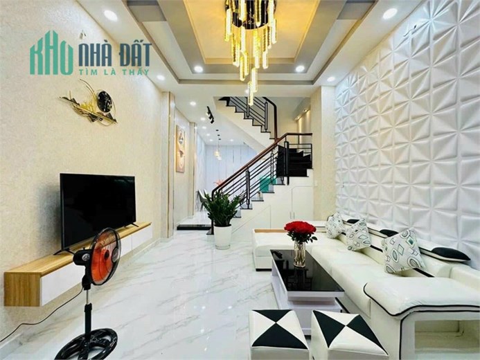 Nhà đẹp 4 tầng Lê Văn Thọ, Phường 9, Gò Vấp – Tặng full nội thất, 5.38 tỷ