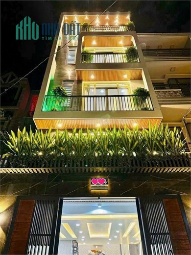 Thiết Kế Hiện Đại, Nội Thất VIP, DT 5x16m, 5 tầng – Phạm Văn Chiêu, Gò Vấp.
