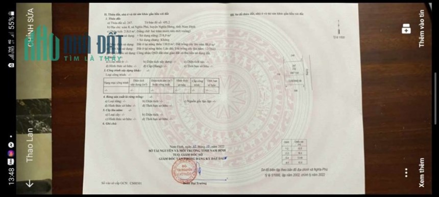 CẦN BÁN NHANH NHÀ ĐẸP GIÁ TỐT TẠI Tại huyện Nghĩa Hưng tỉnh Nam Định