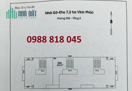 Chính chủ bán nhà G3 Khu 7,2ha Vĩnh Phúc, Ba Đình (ngõ 462 đường Bưởi) 2PN, miễn TG