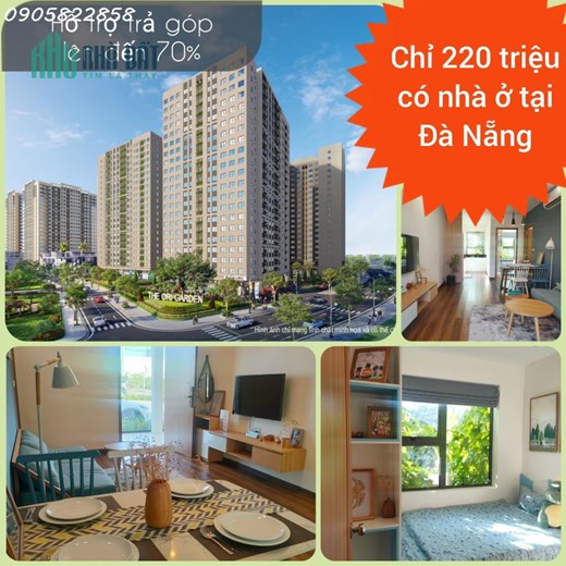 Nhà Ở Xã HộiThe Ori Garden, Đà Nẵng Chỉ 750 Triệu/Căn.LH 0905 822 858