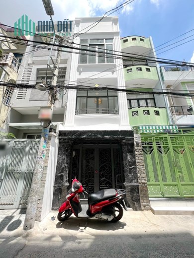 Nhà mới,nở hậu HXH Nguyễn Thị Tần P2Q8. Trêt, 2 lầu. Giá 6,5 tỷ TL