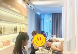 Sang nhận cửa hàng NAIL- MI - GỘI ĐẦU DƯỠNG SINH , tại 125 đê la thành