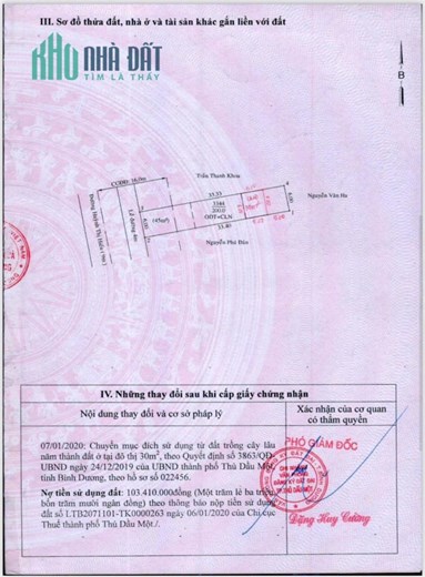 ĐẤT ĐẸP - GIÁ TỐT - CHÍNH CHỦ Cần Bán Đất Mặt tiền đường Huỳnh Thị Hiếu, P. Tân An, Thủ Dầu Một