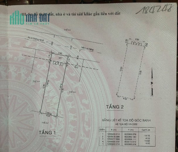 Bán Nhà Gò Vấp 60m2 Hẻm Xe Hơi Thông, Bao đầu tư, Chỉ 5 Tỷ