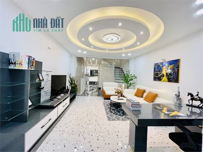 Siêu Phẩm Quang Trung, Gò Vấp – 4x25m, 6 tầng thang máy, Nội thất cao cấp.