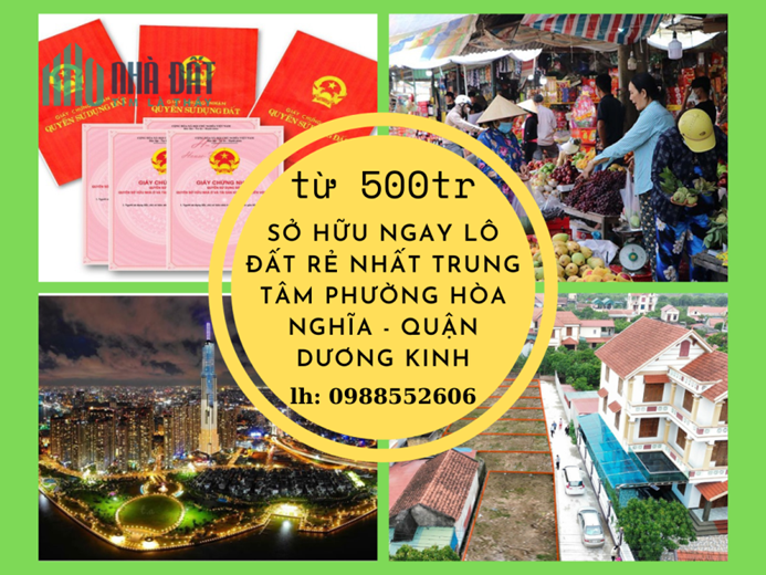 bán đất rẻ nhất hòa nghĩa - dương kinh