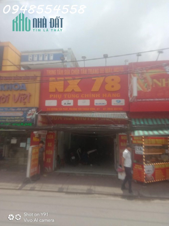 Sang nhượng lại toàn bộ trạm dịch vụ xe máy tại 315 Huỳnh Tấn Phát, P.Tân Thuận Đông