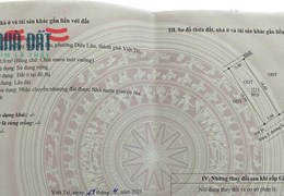Chính chủ cần bán Nhanh Lô Đất Thuộc Băng 2 – Đường Nguyễn Du – Phường Dữu Lâu – TP Việt Trì – Phú