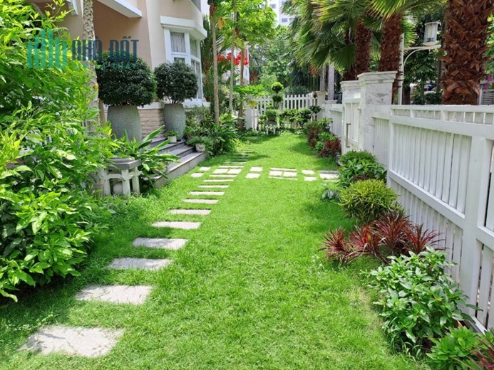 Cho Thuê Vllia Phú Mỹ Hưng, khu Mỹ Phú kết cấu Trệt + lầu, 4PN , Full nội thất