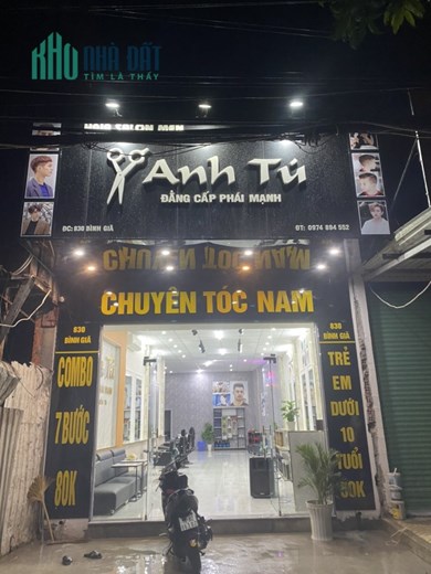 SANG NHƯỢNG SALON TÓC NAM ANH TÚ Địa chỉ: 830 Bình Giã, Phường Rạch Dừa, Vũng Tàu