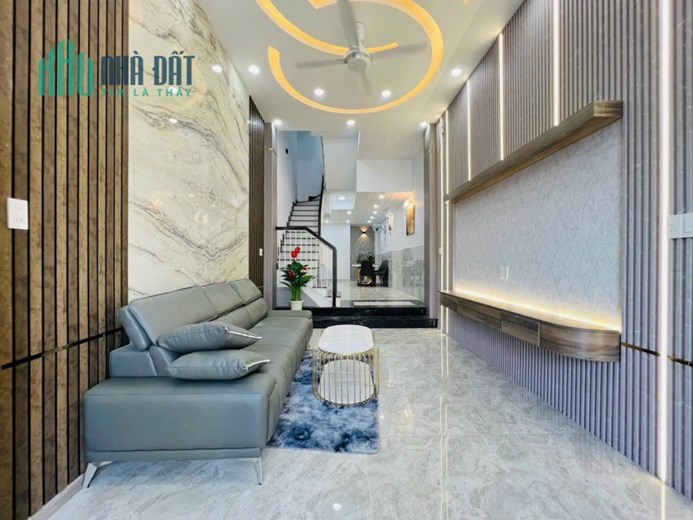 Bán Nhà Trần bá Giao Gò Vấp Mới Đẹp 4 Tầng Hẻm Xe Hơi 5 Tỷ 5
